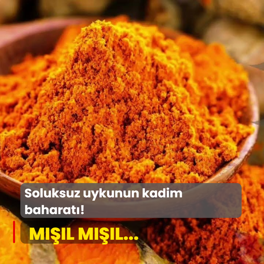Soluksuz uykunun kadim baharat! Davul alsa ruhunuz duymayacak, ste katn...