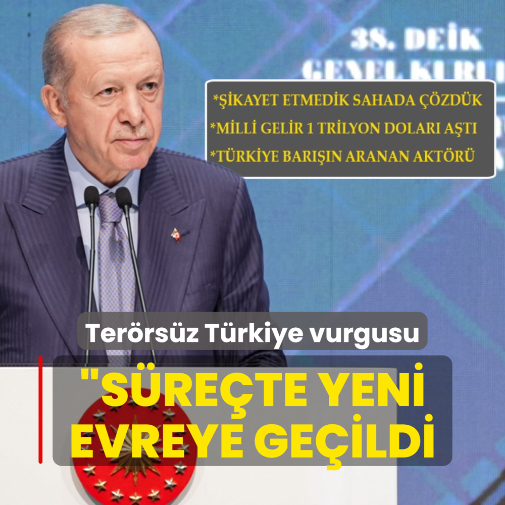 Terrsz Trkiye sreci! Bakan Erdoan: Trk siyaseti psikolojik eii at