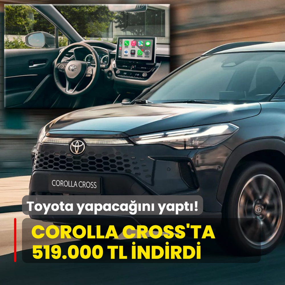 Toyota yapacan yapt: Corolla'da 519.000 TL indirdi! stelik tamamna taksit imkan...