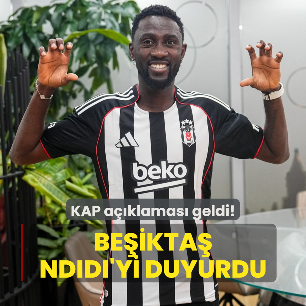 Ve KAP aklamas geldi! Beikta, Wilfred Ndidi'yi duyurdu