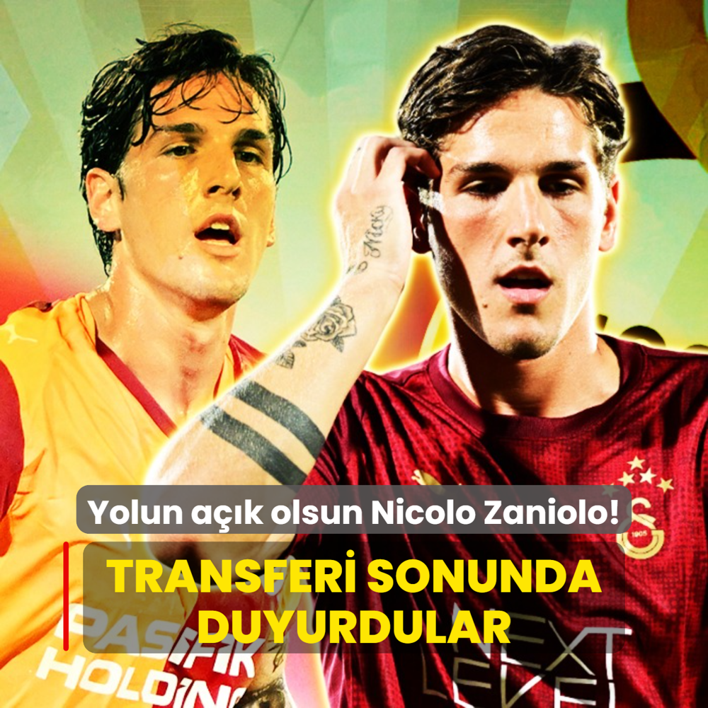 Yolun ak olsun Nicolo Zaniolo! 1 yllk imza: Transferi sonunda duyurdular