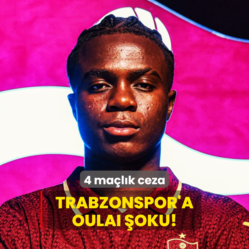 Trabzonspor'a Christ Inao Oulai oku! 4 malk ceza