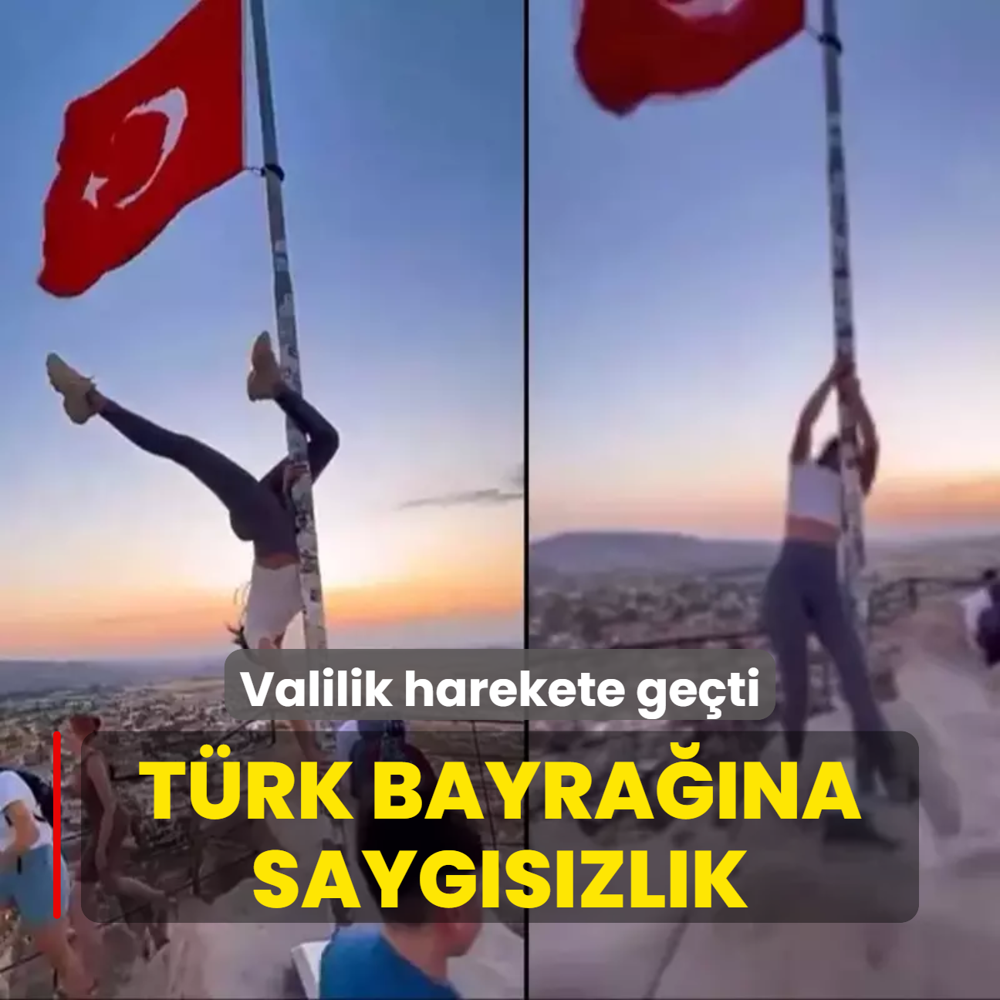 Trk bayrana byk saygszlk! Valilik harekete geti