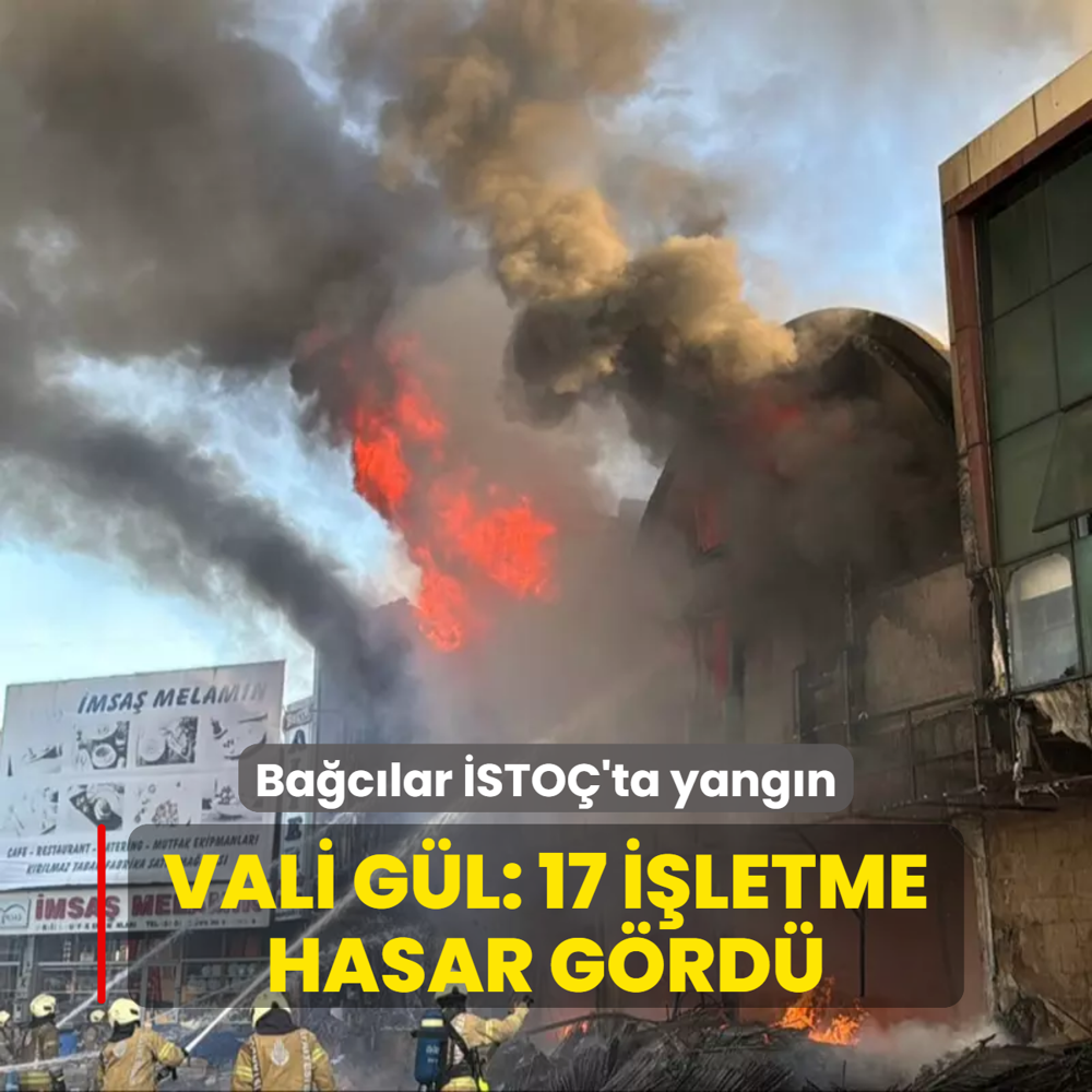 Baclar STO'ta yangn... Vali Gl: 17 iletme hasar grd
