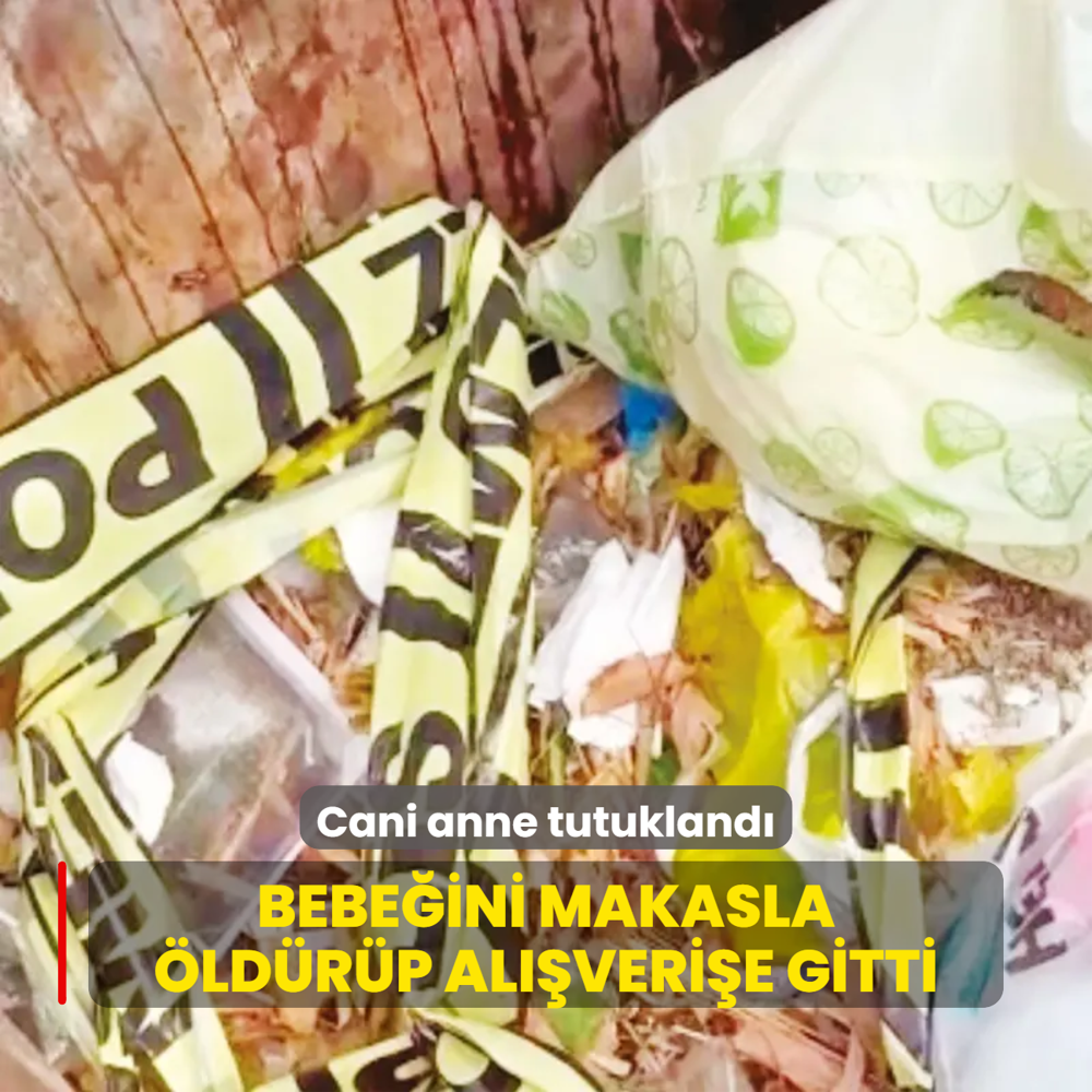Bebeini makasla ldrp alverie gitti
