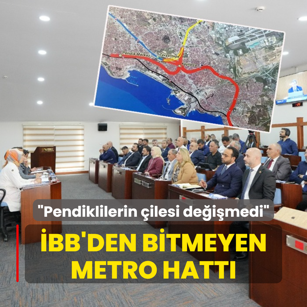 BB'den bitmeyen metro hatt... AK Parti'den tepki: Pendiklilerin ilesi deimedi