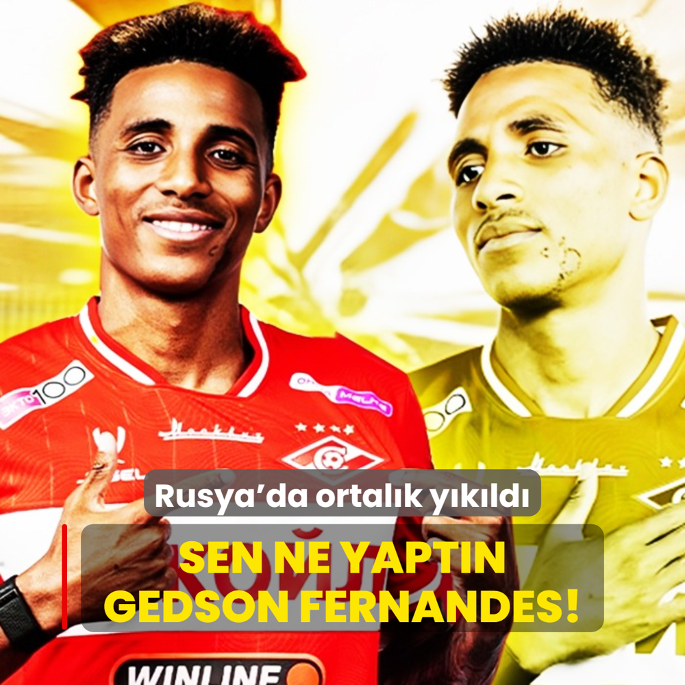 Sen ne yaptn Gedson Fernandes! Rusya'da ortalk ykld