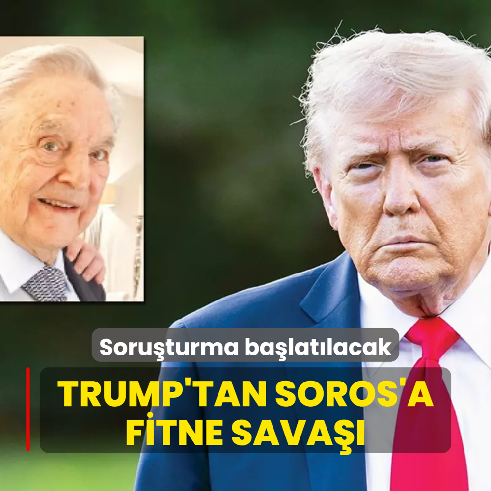Trump'tan Soros'a fitne sava