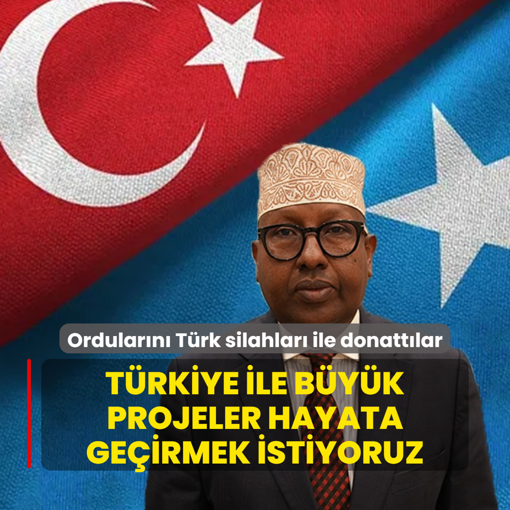 Ordularn Trk silahlar ile donattlar: Trkiye ile byk projeler hayata geirmek istiyoruz