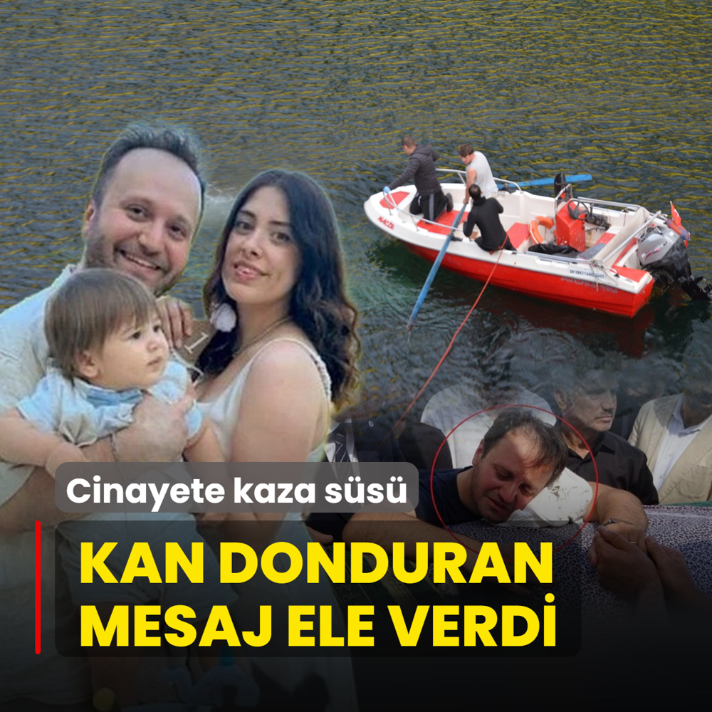 Cinayete kaza ss! Kan donduran mesaj ele verdi