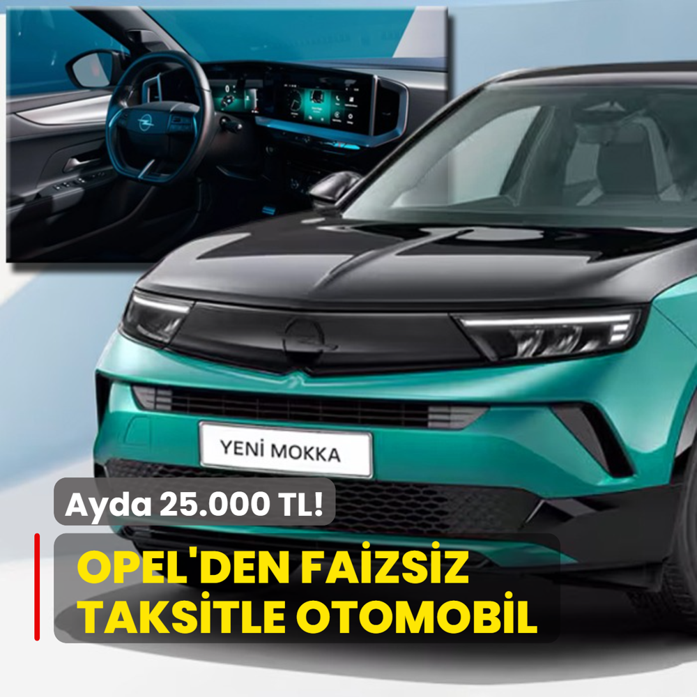 Opel'den faizsiz taksitle SUV! Ayda 25.000 TL'ye Mokka imkan...