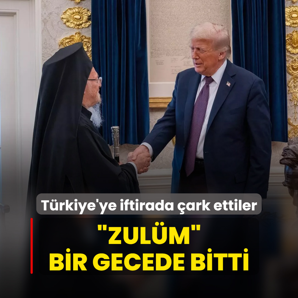 Zulm bir gecede bitti! Trkiye'ye iftirada ark ettiler