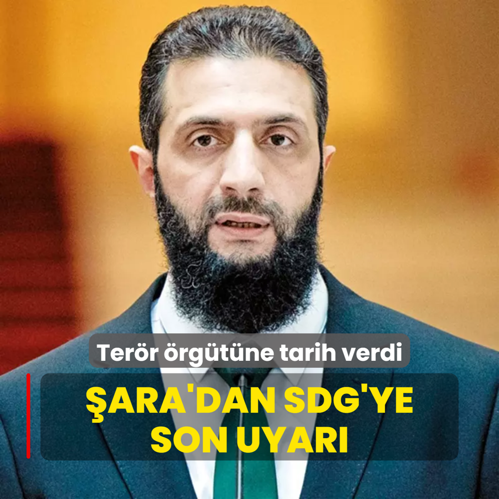 ara'dan SDG'ye son uyar