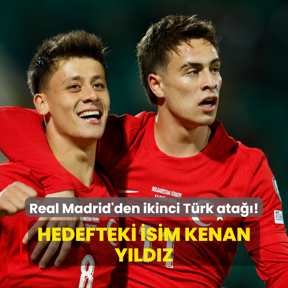 Real Madrid'den ikinci Trk ata! Hedefteki isim Kenan Yldz