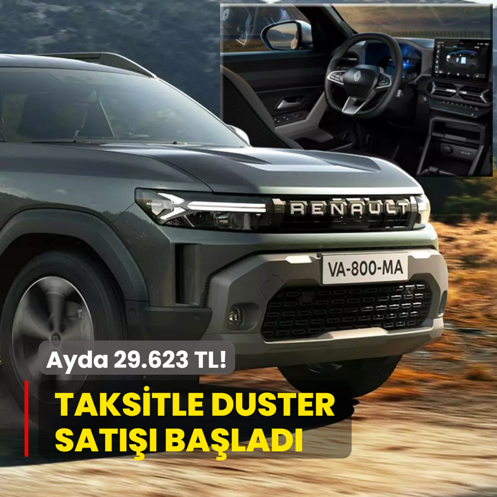 Renault aklad: Taksitle Duster imkan! stelik o otomobilde indirim frsat...