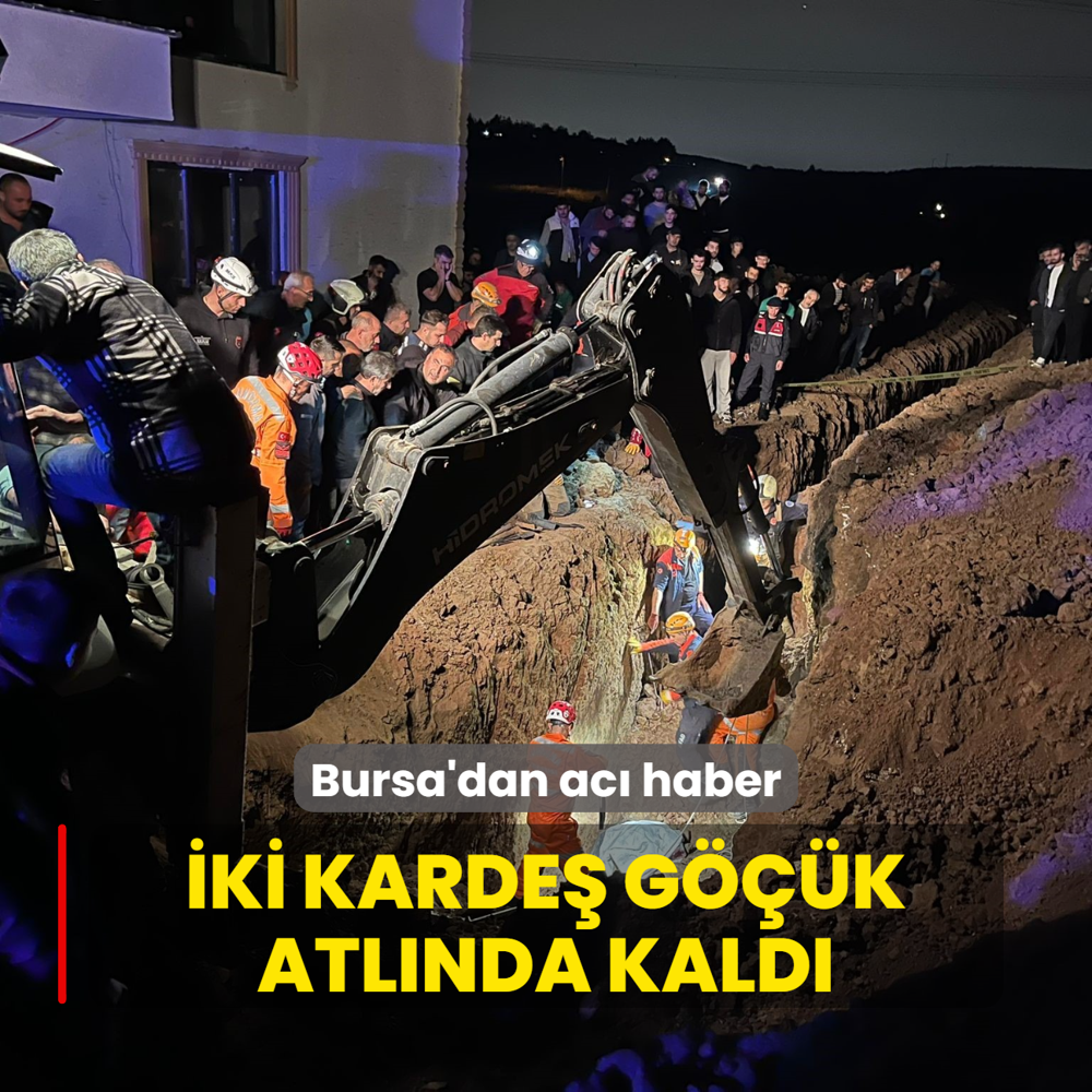 Bursa'dan ac haber! ki karde gk atlnda kald