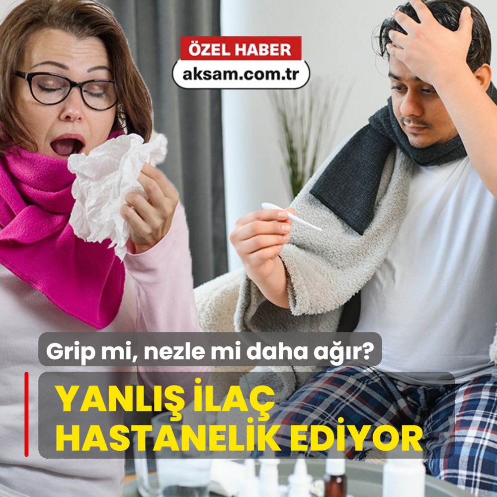 Griple nezleyi birbirine kartranlar iyileemiyor! Tedavi iin doru tan art