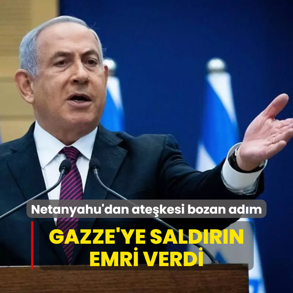 Netanyahu'dan orduya Gazze'ye saldrn emri