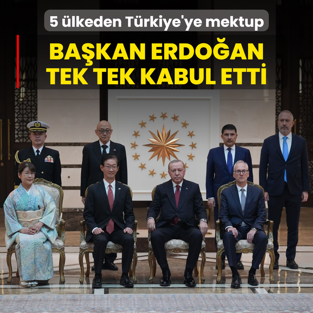 Bakan Erdoan tek tek kabul etti! 5 lkeden Trkiye'ye mektup