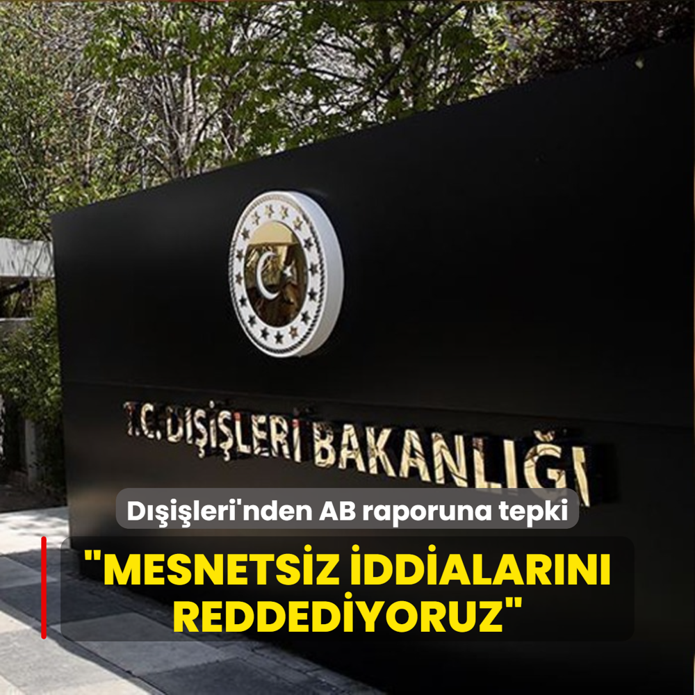 Dileri'nden AB raporuna tepki... Mesnetsiz iddialarn reddediyoruz