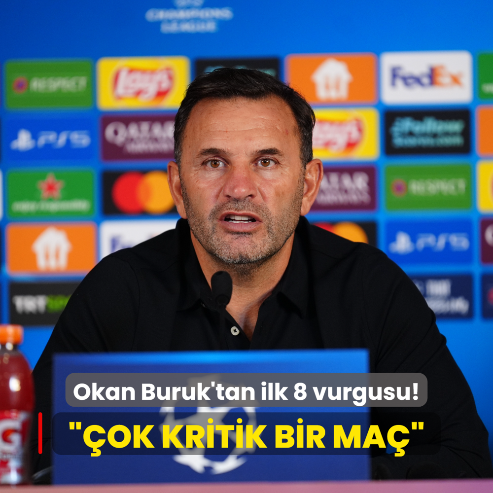 Okan Buruk'tan ilk 8 vurgusu! ok kritik bir ma