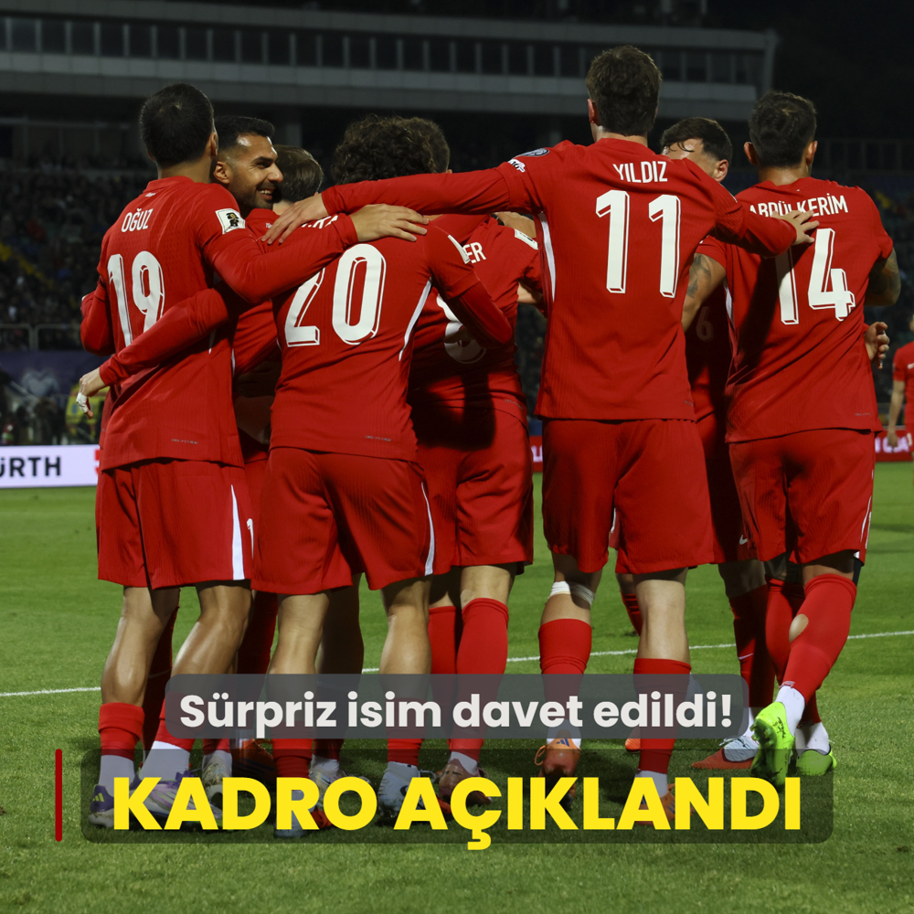 A Milli Takm'n kadrosu akland! Srpriz isim davet edildi