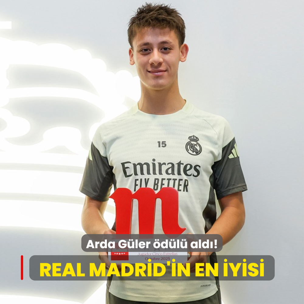 Arda Gler dl ald! Real Madrid'in en iyisi
