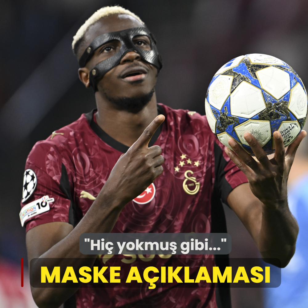 Victor Osimhen'den maske aklamas! Hi yokmu gibi hissediyorum
