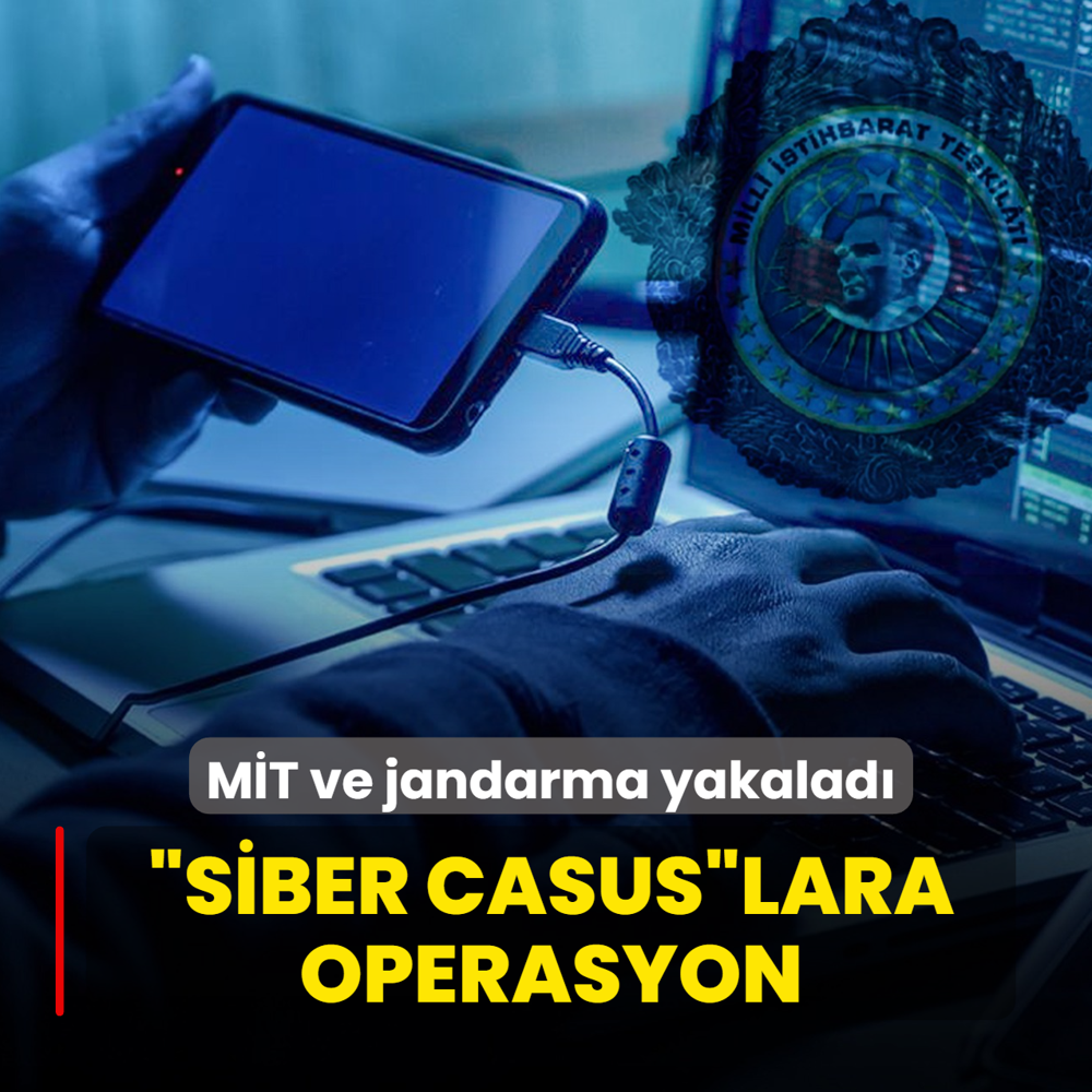 Siber casuslara operasyon! MT ve jandarma yakalad