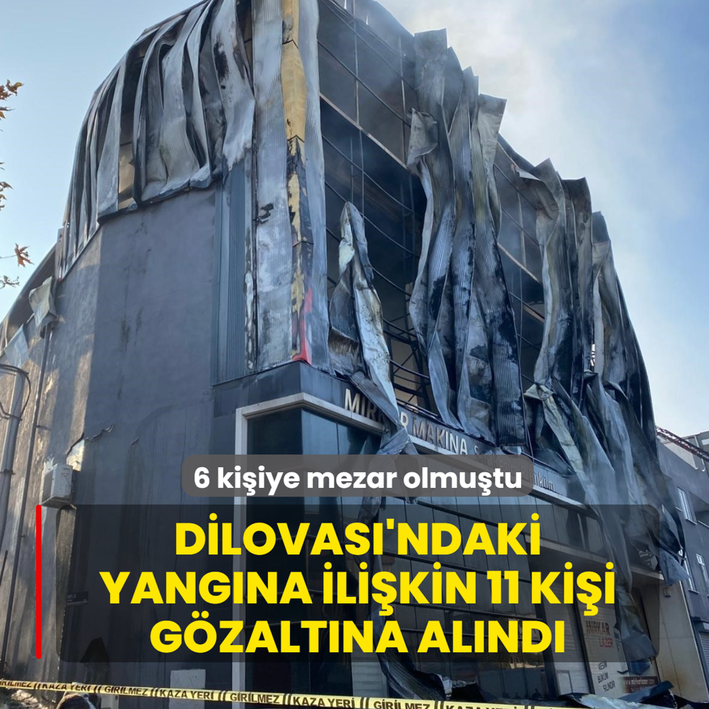 6 kiiye mezar olmutu... Kocaeli'ndeki yangna ilikin 11 kii gzaltna alnd