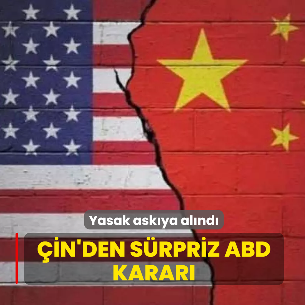 in'den srpriz ABD karar: Yasak askya alnd