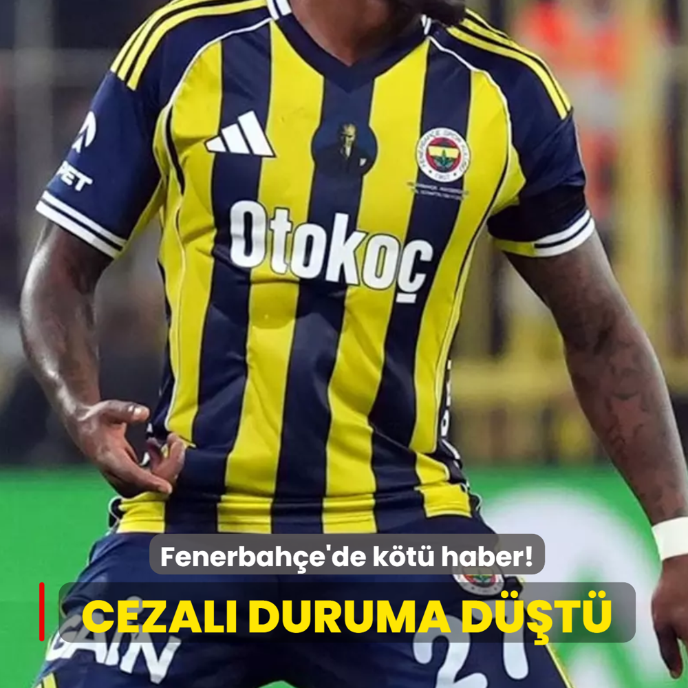 Fenerbahe'de kt haber! Cezal duruma dt