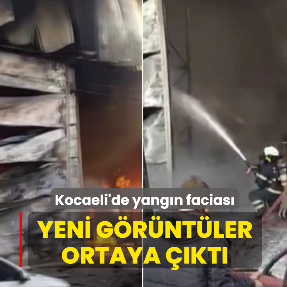 Kocaeli'de yangn facias: Yeni grntler ortaya kt