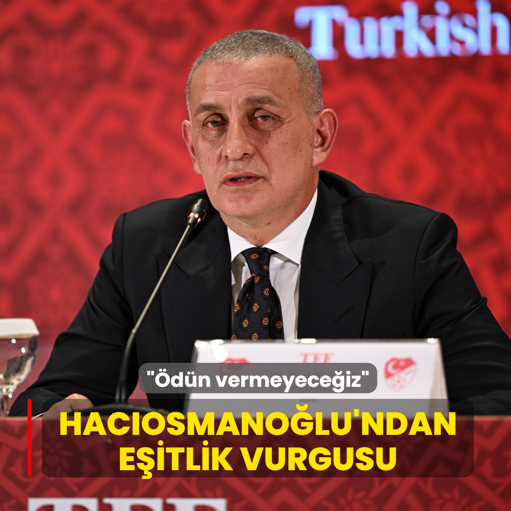 brahim Hacosmanolu'ndan eitlik vurgusu!