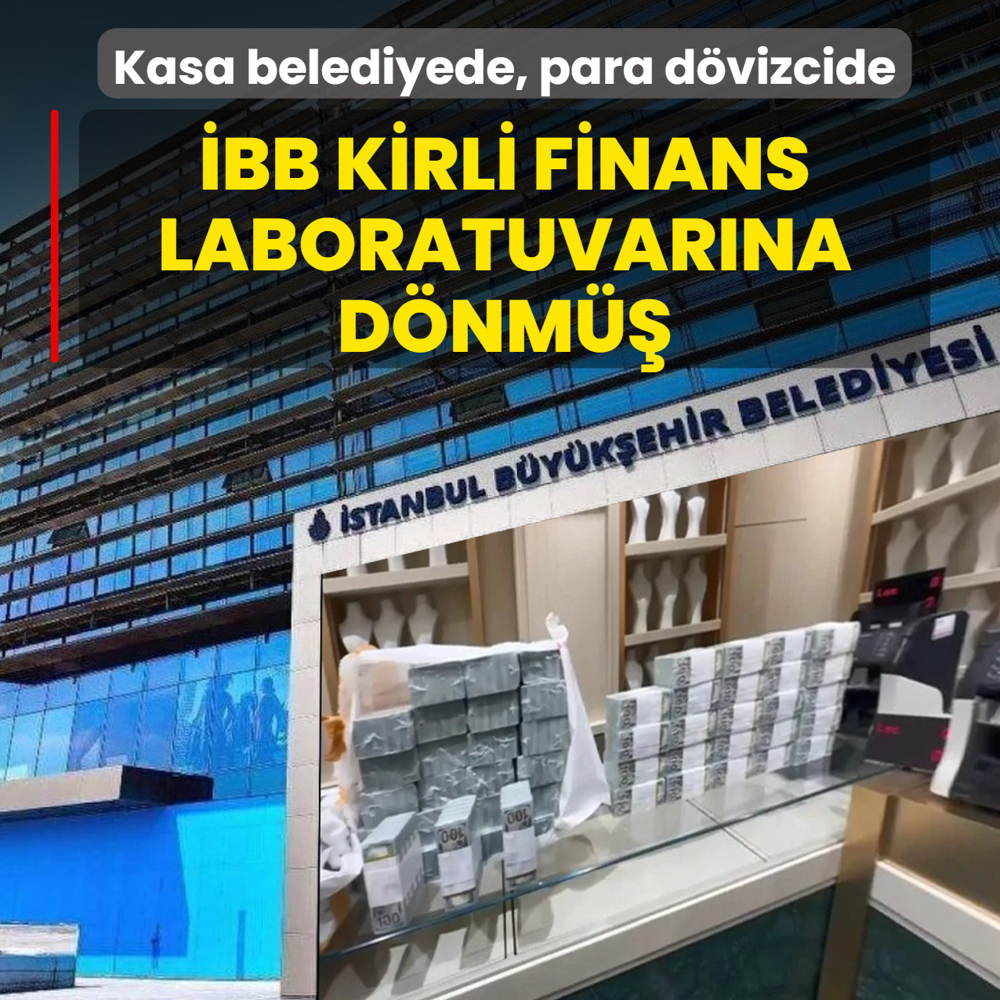 Kasa belediyede, para dvizcide! BB kirli finans laboratuvarna dnm