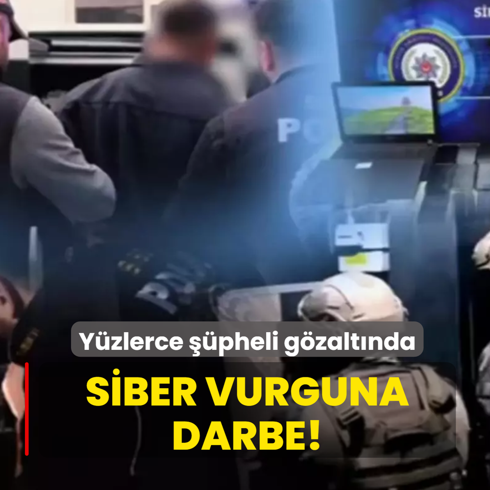 Siber vurguna darbe! Yzlerce pheli gzaltnda