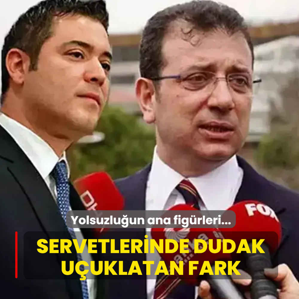 Yolsuzluun ana figrleri belli oldu! 5 ylda servetlerinde dudak uuklatan fark