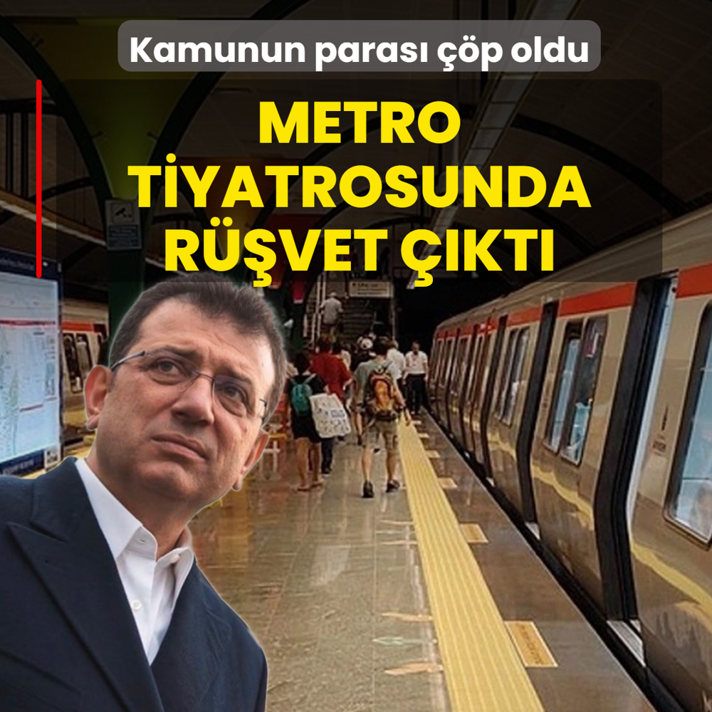 Kamunun paras p oldu! mamolu'nun metro tiyatrosunda rvet kt