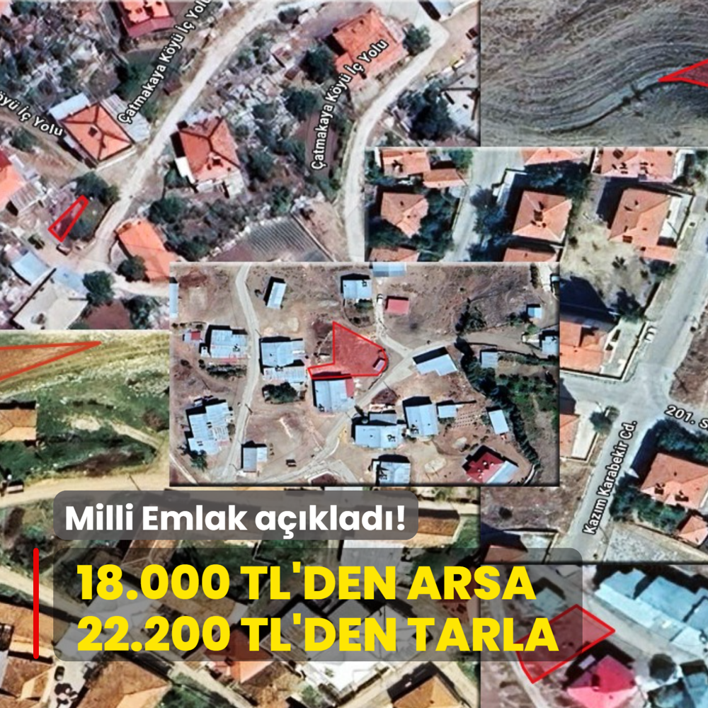 Milli Emlak aklad: Yetien alyor! 18.000 TL'den arsa, 22.200 TL'den tarla