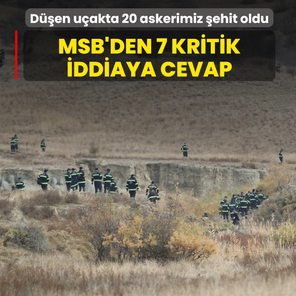 Den uakta 20 askerimiz ehit oldu! MSB'den 7 kritik iddiaya cevap