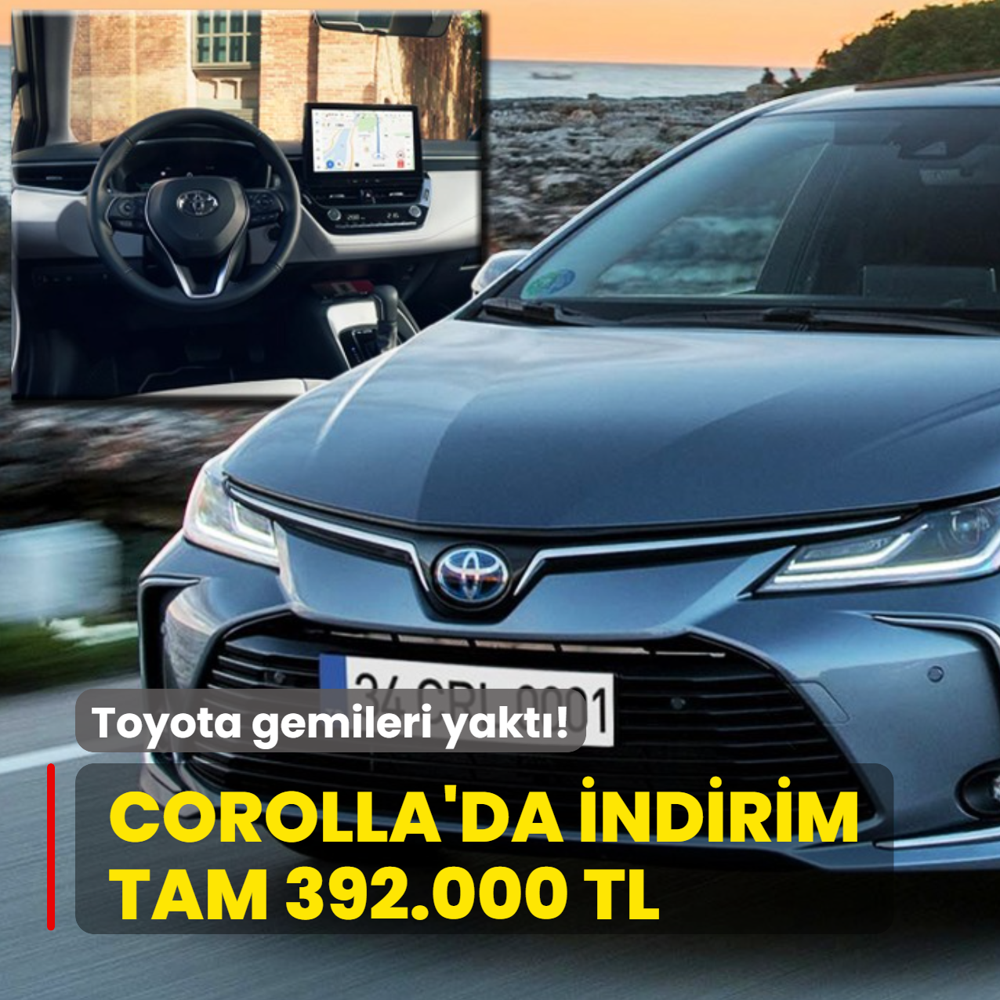 Toyota gemileri yakt: Tm Corolla versiyonlarnda indirim! te gncel fiyat listesi...