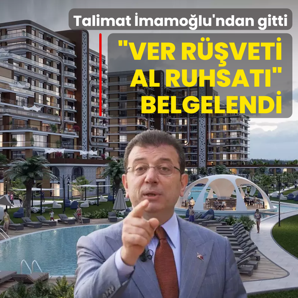 Ver rveti al ruhsat belgelendi! Talimat mamolu'ndan gitti