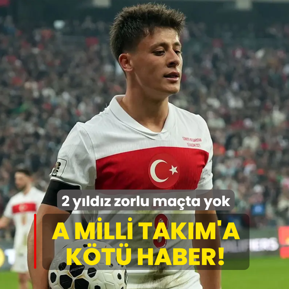 A Milli Takm'a kt haber! 2 yldz zorlu mata yok