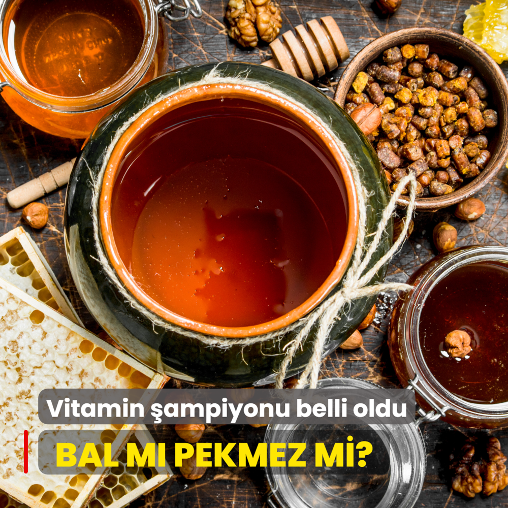Bal m pekmez mi? Vitamin ampiyonu belli oldu