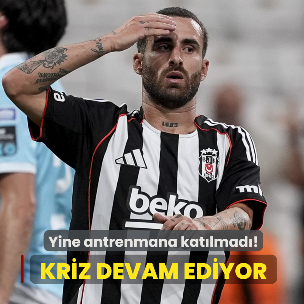 Beikta'ta kriz sryor! Rafa Silva yine antrenmana katlmad
