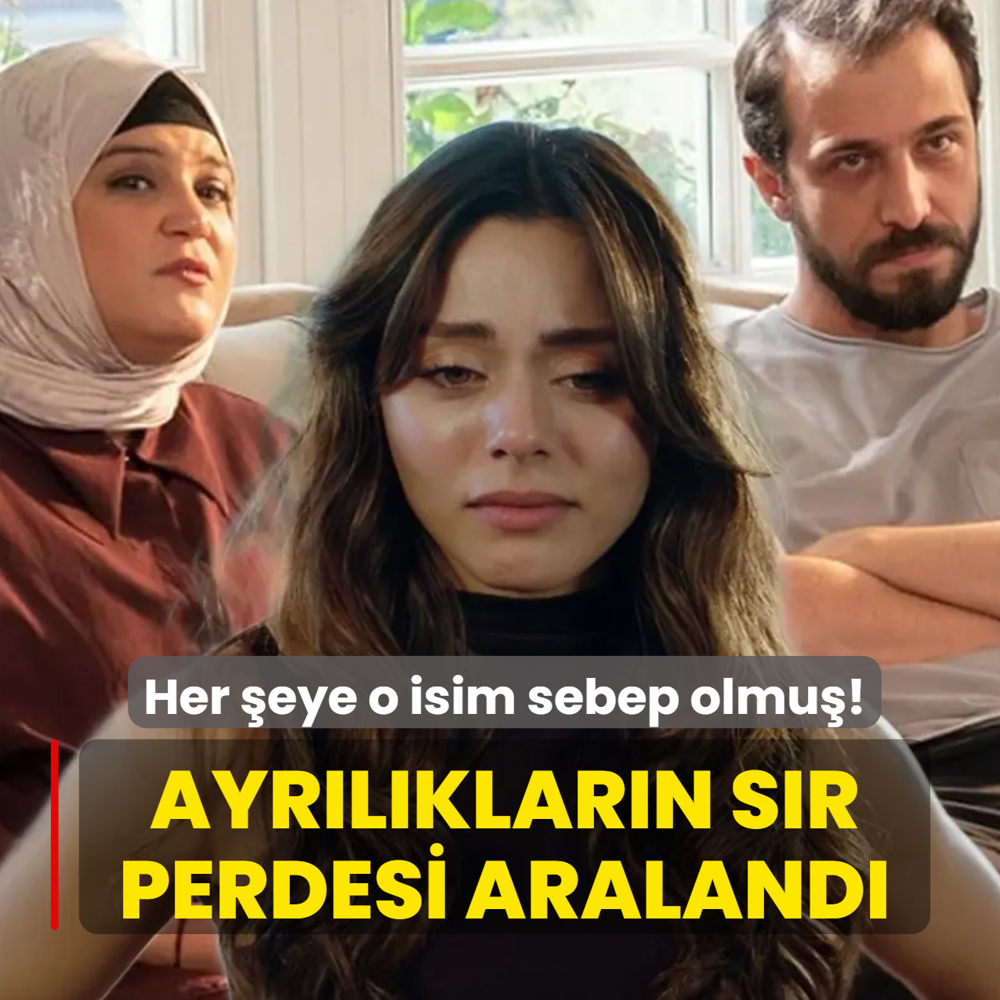 Ayrlklarn sr perdesi araland: Meer o isim sebep olmu!