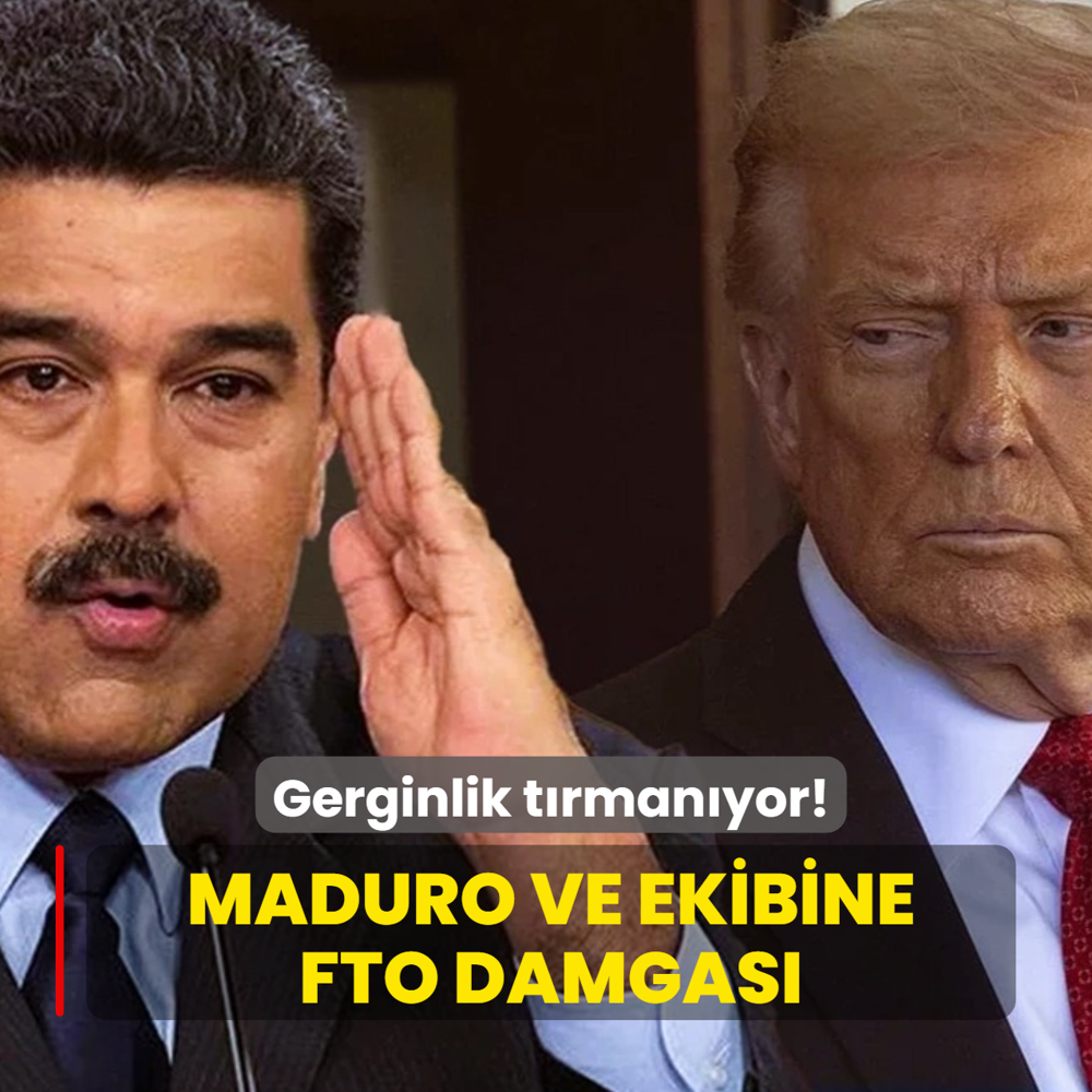 Gerginlik trmanyor! Maduro ve ekibine FTO damgas