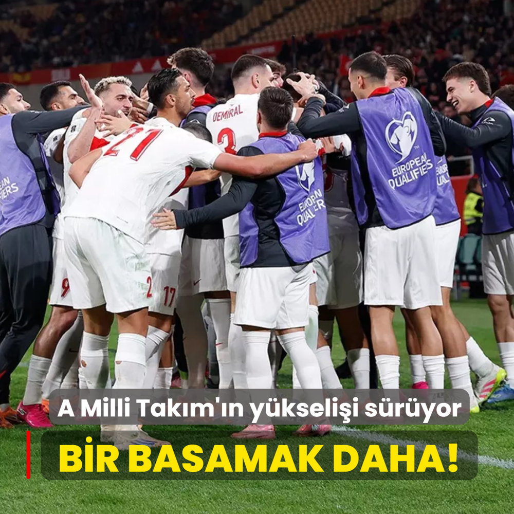 Bir basamak daha! A Milli Takm'n ykselii sryor