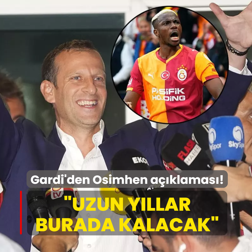 George Gardi'den Osimhen aklamas! Uzun yllar burada kalacak