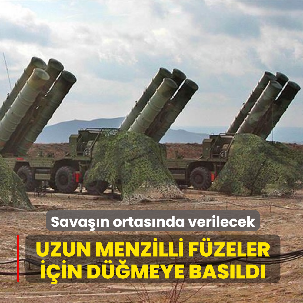 Uzun menzilli fzeler iin dmeye basld... Savan ortasnda verilecek